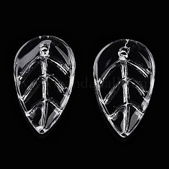 Прозрачные стеклянные бусины-лепестки GLAA-N001-09