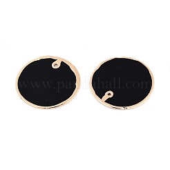 Подвески из натуральной ракушки капиз SSHEL-T017-37