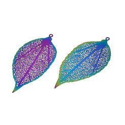 Ионное покрытие (ip) 201 филигранные подвески из нержавеющей стали&nbsp;LS-STAS-S118-072