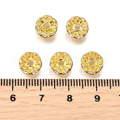 Латунные бусины разделители для поставки стразов RB-A014-L8mm-01G-NF