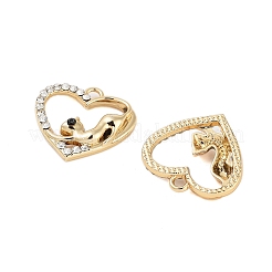 Подвески со стразами из сплава с ультрафиолетовым покрытием&nbsp;ALRI-N058-11KCG