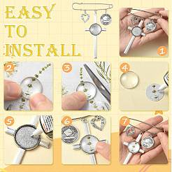 Железная килт булавки броши фурнитура DIY-FS0009-47