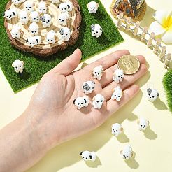 ミニチュア装飾品  犬  マイクロランドスケープホームドールハウスアクセサリー  小道具の装飾のふりをする  ミックスカラー  14.5~18.5x10~18x14.5~19mm  60個/セット&nbsp;DJEW-CJZ0001-009