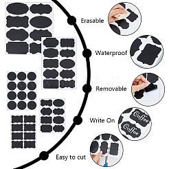 35 лист 5 стиля ПВХ меловая доска этикетки пустые наклейки STIC-CP0001-19
