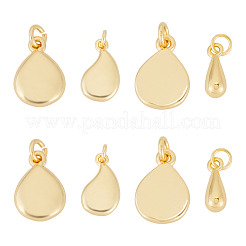 8 Stück 4 Stile Messing Charms&nbsp;KK-TA0003-36