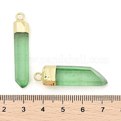 Pendentifs pointus en cristal de quartz naturel&nbsp;G-P253-03G-12