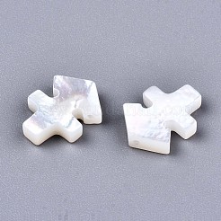 Shell perle bianche naturali&nbsp;SSHEL-ZX004-02G