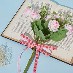 Полиэстеровая лента с рисунком арбуза для упаковки подарков OCOR-WH20007-28