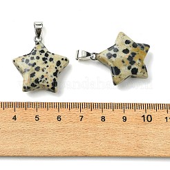 Dalmata naturale ciondoli diaspro&nbsp;GG-K002-10E