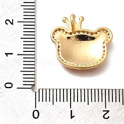 Подвески из латуни с микропаве из циркония KK-R212-20G-01