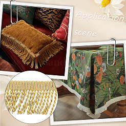 5 ярд полиэстеровых крученых лент с кисточками&nbsp;OCOR-WH20005-39C