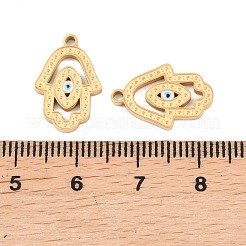 304 Edelstahl-Emaille-Anhänger&nbsp;STAS-Z190-09G-04