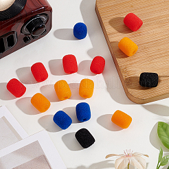 40 шт. 4-цветный мини-микрофонный губчатый чехол&nbsp;AJEW-GA0008-83