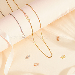 6 шт. 3 цвета 925 S-образные застежки из стерлингового серебра FIND-GO0001-44A