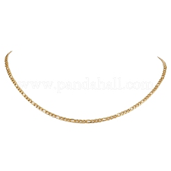 5 stücke 5 arten 304 edelstahl kette halsketten sets&nbsp;NJEW-JN05022