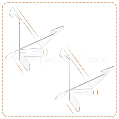 Треугольные акриловые держатели для мобильных телефонов ODIS-WH0038-101B
