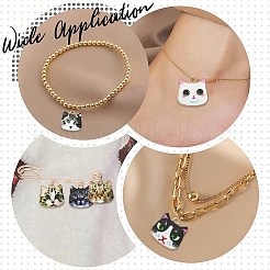 Подвески из сплава с принтом в 45 стилях&nbsp;ENAM-CJ0003-46