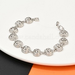 Браслеты из латуни на Хэллоуин для женщин BJEW-B149-02P