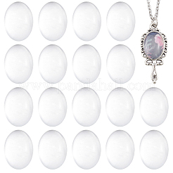200 pz cabochon in vetro trasparentepcs&nbsp;GGLA-BBC0001-03