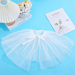 1 collar de malla de tela desmontable&nbsp;AJEW-ME0002-95A
