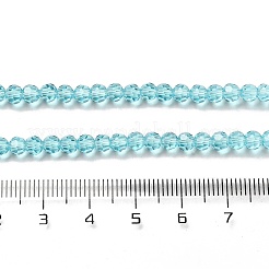 Прозрачные стеклянные бусины&nbsp;EGLA-A035-T4mm-D08