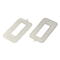 10 pièces 5 gros pendentifs en filigrane de laiton de style&nbsp;KK-YW0001-50