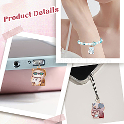 32шт 8 стиля подвески из сплава с эмалью ENAM-SC0005-46