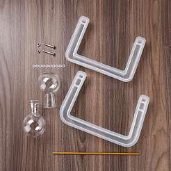 Diy треугольная ваза для посадки воды набор для украшения стола&nbsp;DIY-C055-09