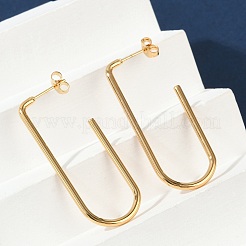 201 серьги-гвоздики из нержавеющей стали EJEW-I245-11C