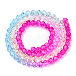 Прозрачные стеклянные бусины&nbsp;LS-GLAA-E036-07O