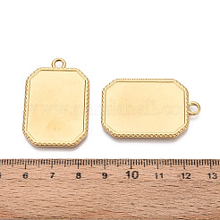 Оправы для подвесок из нержавеющей стали 304 в виде кабошонов&nbsp;STAS-N108-76G