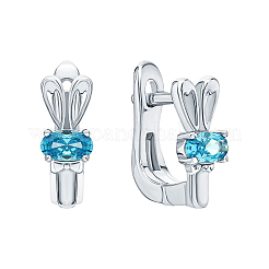 Комплект украшений из стерлингового серебра с микропаве из кубических цирконий SA3308-3