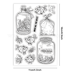 Прозрачные штампы из ПВХ с летней тематикой&nbsp;DIY-WH0631-0222