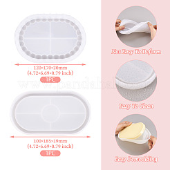 2 шт. 2 вида силиконовых форм для подносов своими руками&nbsp;DIY-TA0010-45