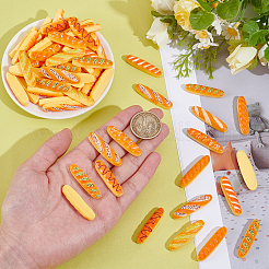 60шт. багет из смолы с микропейзажными украшениями&nbsp;AJEW-NB0007-15