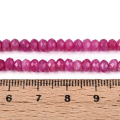 Натуральный белый нефритовый шарик нити G-R343-2x4-08