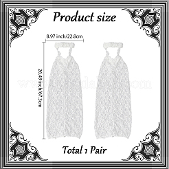 Рукава из поликоттона AJEW-WH20064-17A