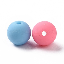 Лакированные бусины из акрила  OACR-E009-04A