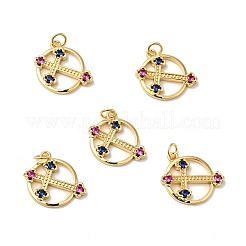 Стойки обшивки латунь микро проложить Циркон подвеску KK-H431-19G