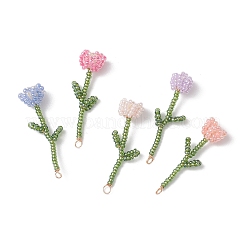 4 шт. 4-х цветные бусины-подвески&nbsp;PALLOY-JF02850