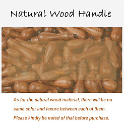 Латунная восковая печать штамп с ручкой&nbsp;AJEW-WH0184-0063