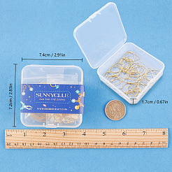 Латунные соединительные колечки KK-SC0001-23G