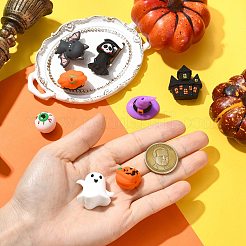 8 Stück 8 Stile Halloween Silikon Fokalperlen&nbsp;SIL-CJ0003-21