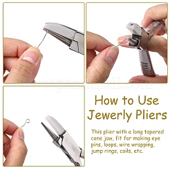 Стальные круглые плоскогубцы и плоскогубцы из нейлона PT-Q006-02