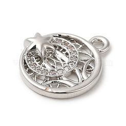 Латунные микро проложить кубического циркония подвески&nbsp;LS-KK-D071-02P