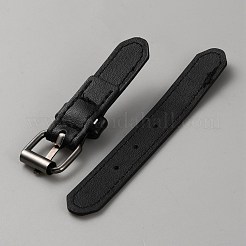 バッグ製造用の模造皮革合金ボタンダウン金属ボタン  ブラック  11.9~14.9x2.15x1.45cm&nbsp;LS-FIND-WH20010-04B