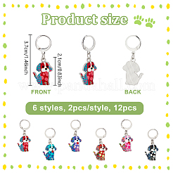 12 шт. 6 стиля HJEW-NB00264