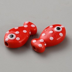 Abalorios de porcelana hechas a mano&nbsp;LS-PORC-WH20001-02A