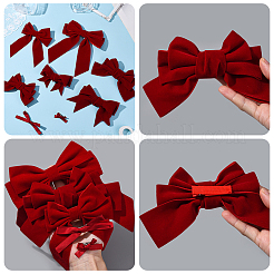 8 стиль тканевые плюшевые банты заколки для волос из кожи аллигатора PHAR-SP0001-19