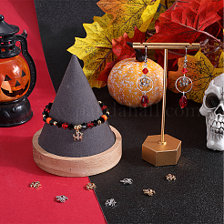 10шт 2 цвета латунные микро проложить кубический цирконий шармы KK-BBC0014-75